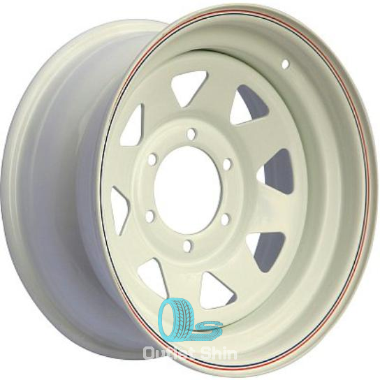 Off Road Wheels Jeep 8xR16/5x114.3 ET -19 Dia 84.1 White