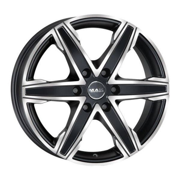 MAK King 6 9xR20/6x139.7 ET 60 Dia 93.1 Ice Black