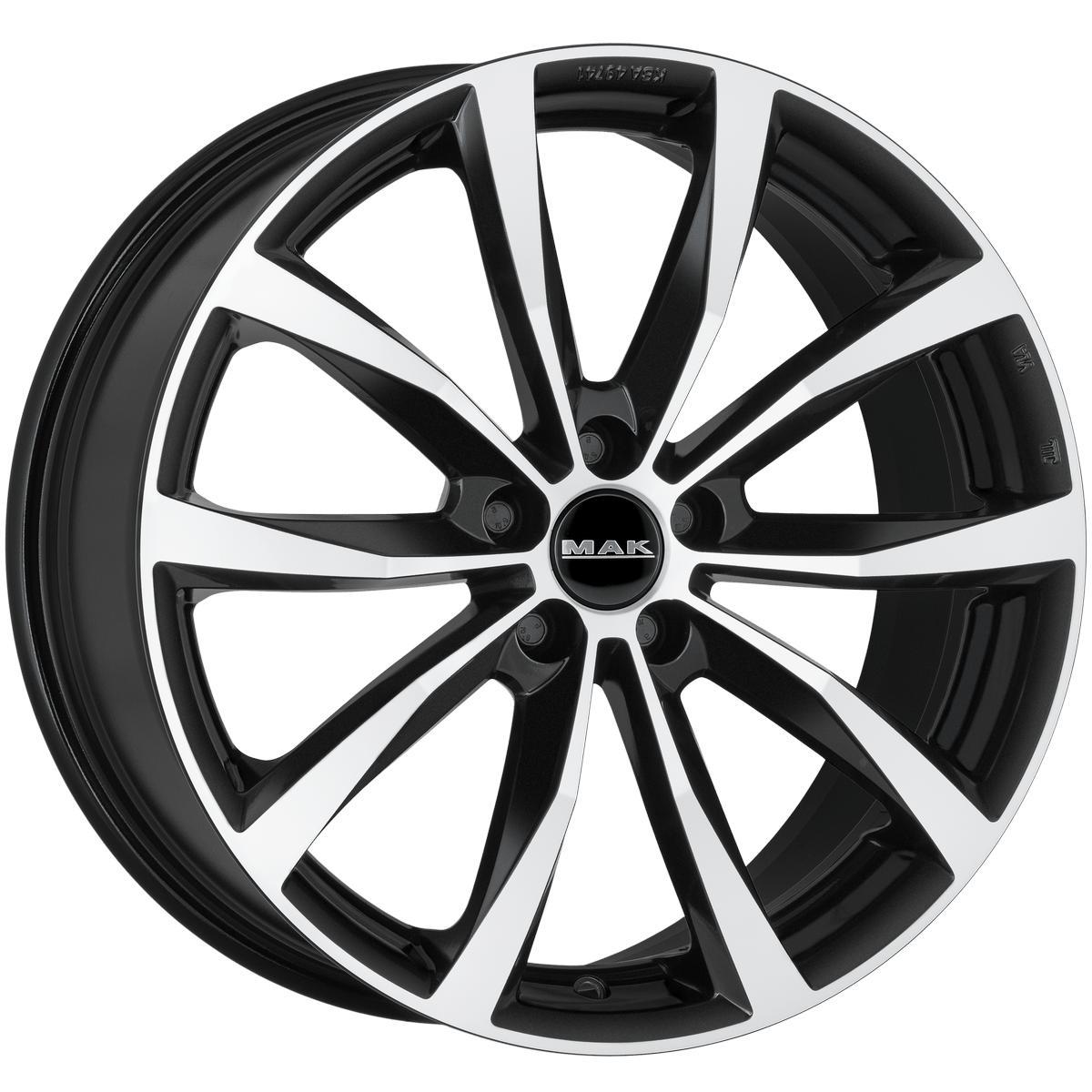 MAK Wolf 7.5xR18/5x114.3 ET 35 Dia 76 Black mirror