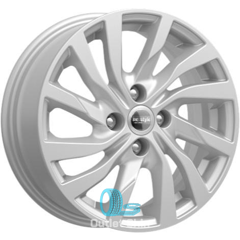 K&K КС882 6xR15/4x100 ET 46 Dia 54.1 Сильвер
