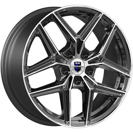 K&K Юнион (КС1025) 7xR17/5x114.3 ET 40 Dia 66.1 Алмаз черный