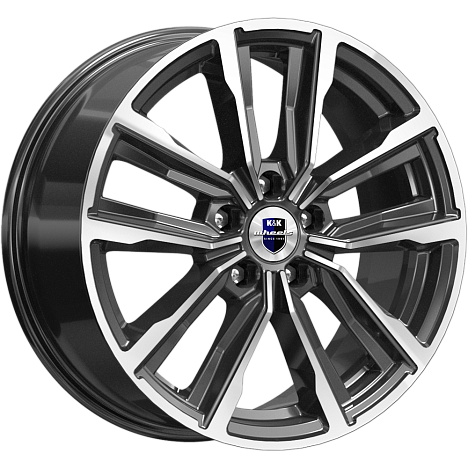 K&K Лацио (КС964) 7.5xR17/5x114.3 ET 40 Dia 66.1 Алмаз черный