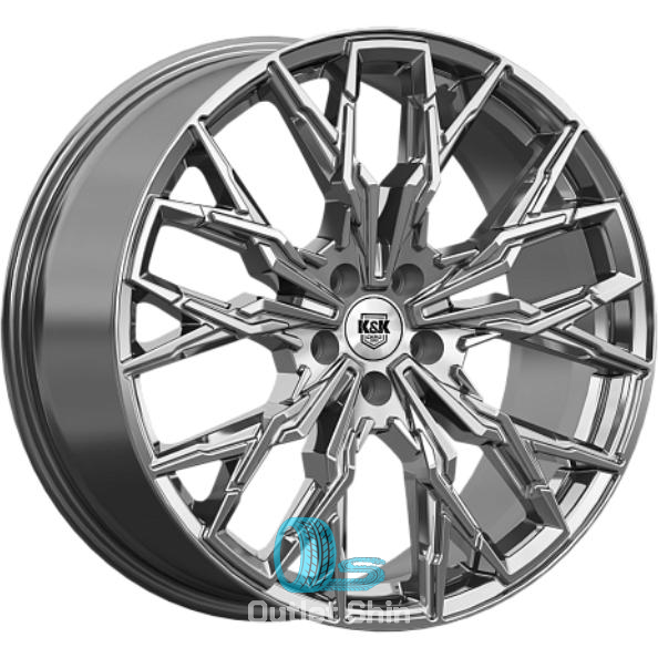 K&K Элерон 9xR20/5x130 ET 50 Dia 71.6 Дарк платинум
