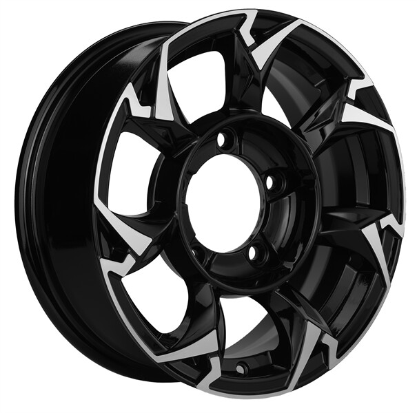 Khomen Wheels KHW1505 (Jimny) 5.5xR15/5x139.7 ET 5 Dia 108.1 Black-FP