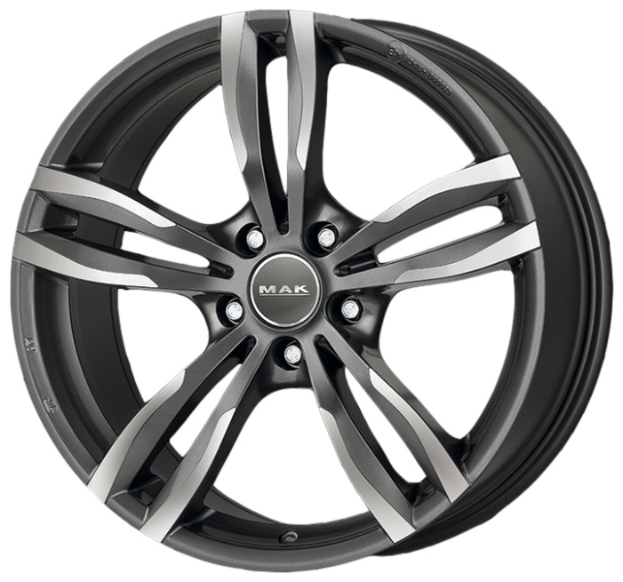 MAK Luft 8xR19/5x120 ET 37 Dia 72.6 Gunmetal Mirror Face