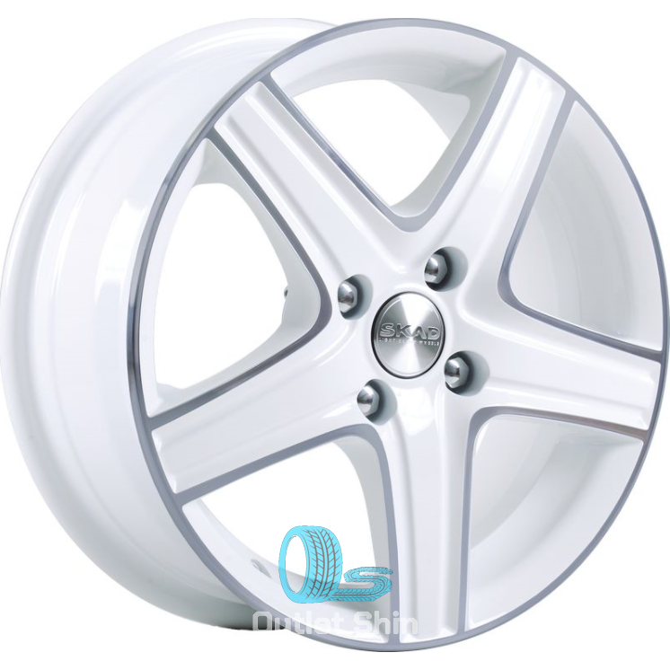 Скад Магнум 5.5xR14/4x98 ET 38 Dia 58.6 Алмаз белый