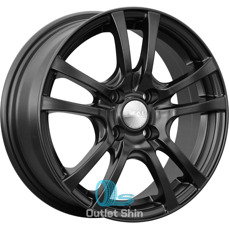 Скад Дели 6xR15/4x100 ET 40 Dia 60.1 Черный бархат