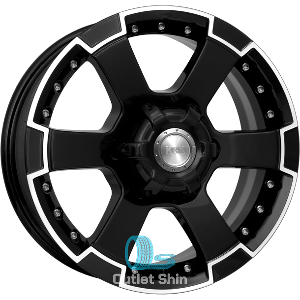 K&K M56 7xR16/6x139.7 ET 30 Dia 93.1 Алмаз черный