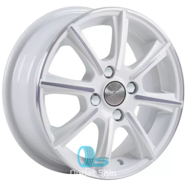 Скад Монако 5.5xR14/4x100 ET 46 Dia 54.1 Алмаз белый