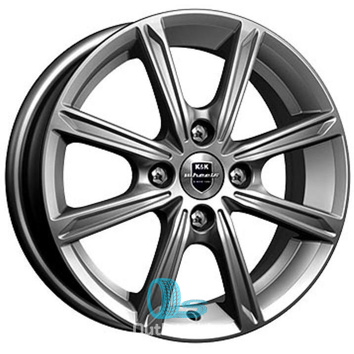 K&K Флэш 5xR13/4x100 ET 45 Dia 67.1 Дарк платинум