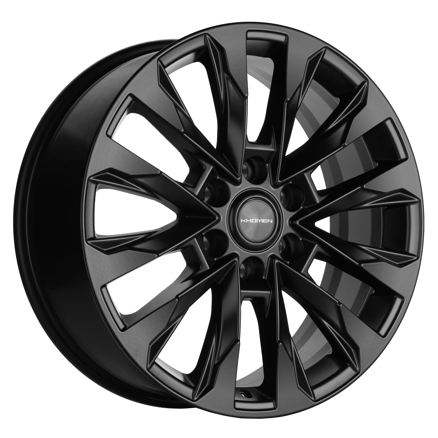 Khomen Wheels KHW2010 (Chevrolet Tahoe) 8xR20/6x139.7 ET 28 Dia 78.1 Black