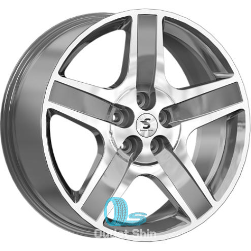 Скад КР008 8.5xR20/5x120 ET 47 Dia 66.1 Diamond gloss graphite