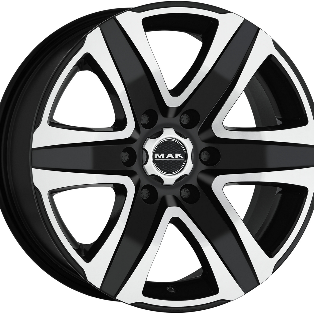 MAK Stone 6 8xR18/6x114.3 ET 45 Dia 66.1 Black mirror