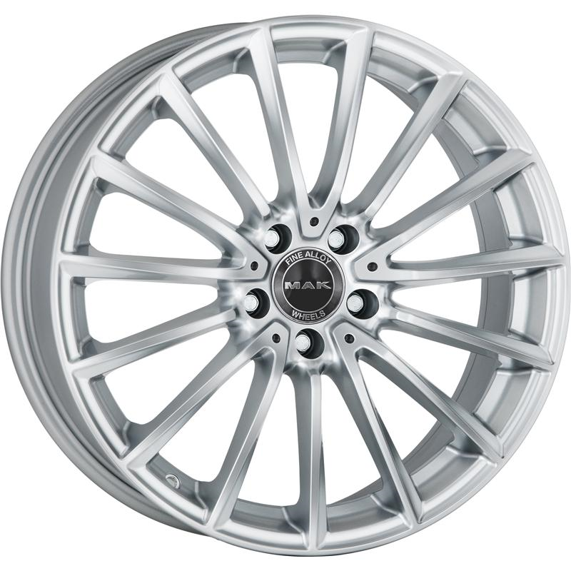 MAK Komet 8xR19/5x112 ET 48 Dia 66.6 Silver