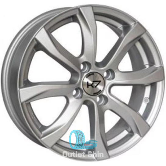К7 K110 6xR15/4x100 ET 50 Dia 60.1 Серебро