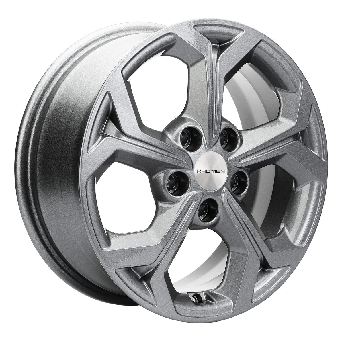 Khomen Wheels KHW1606 (Kaptur) 6.5xR16/5x114.3 ET 50 Dia 66.1 G-Silver