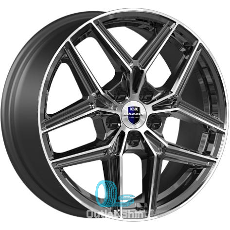 K&K Юнион 7xR17/5x112 ET 40 Dia 66.6 Алмаз черный
