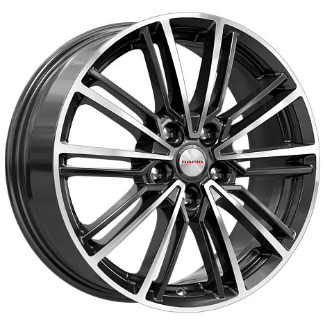 K&K Эрфурт (КС898) 7xR17/5x114.3 ET 40 Dia 67.1 Алмаз черный