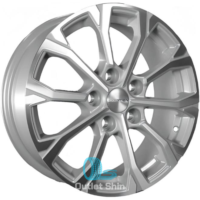 Khomen Wheels KHW1605 (Toyota/Suzuki) 6.5xR16/5x114.3 ET 45 Dia 60.1 F-Silver-FP