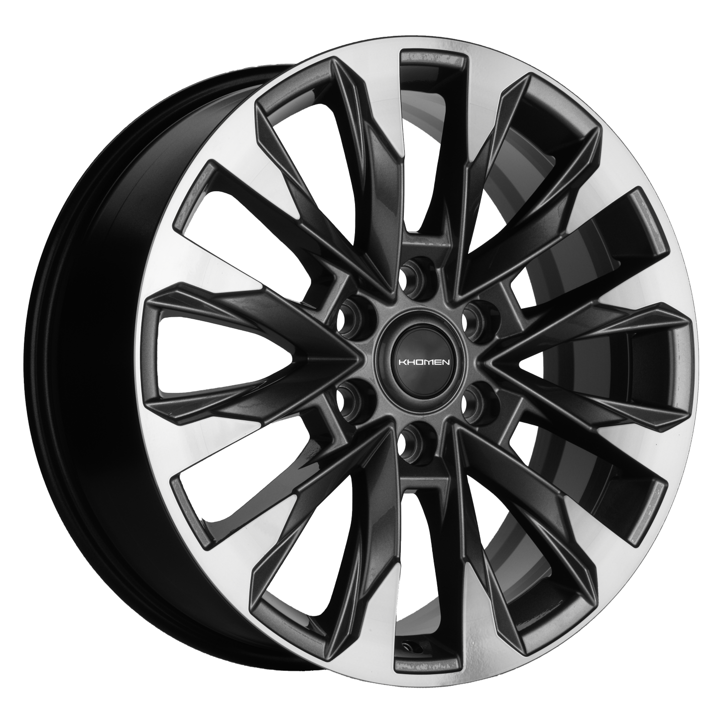 Khomen Wheels KHW2010 (LC 300) 8xR20/6x139.7 ET 60 Dia 95.1 Black-FP