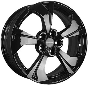 Khomen Wheels KHW1724 (FAW Besturn X80) 7xR17/5x114.3 ET 45 Dia 67.1 Black