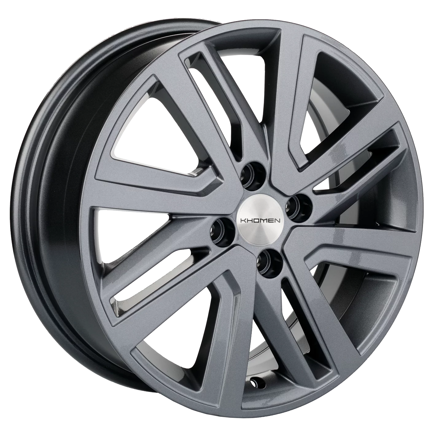 Khomen Wheels KHW1609 (XRay) 6xR16/4x100 ET 41 Dia 60.1 G-Silver