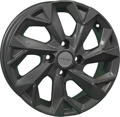 Khomen Wheels KHW1402 (Vaz/Datsun) 5.5xR14/4x98 ET 35 Dia 58.5 Gray