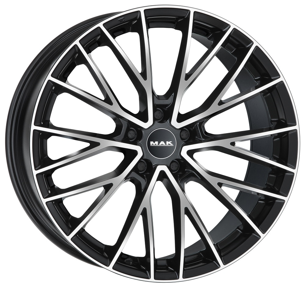 MAK Speciale-D 11.5xR22/5x130 ET 61 Dia 71.6 Black mirror