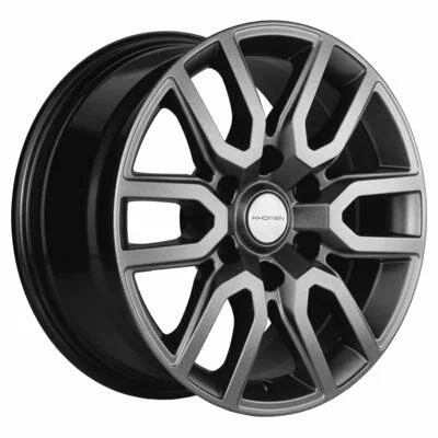 Khomen Wheels KHW1723 (Pajero Sport) 8xR17/6x139.7 ET 38 Dia 67.1 Gray