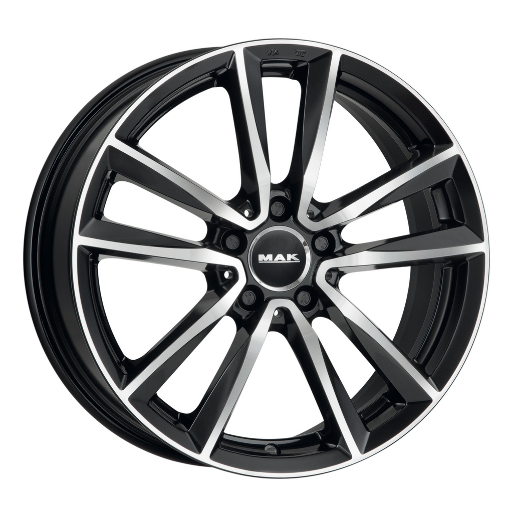 MAK Bremen 8xR18/5x112 ET 48 Dia 66.6 Black mirror