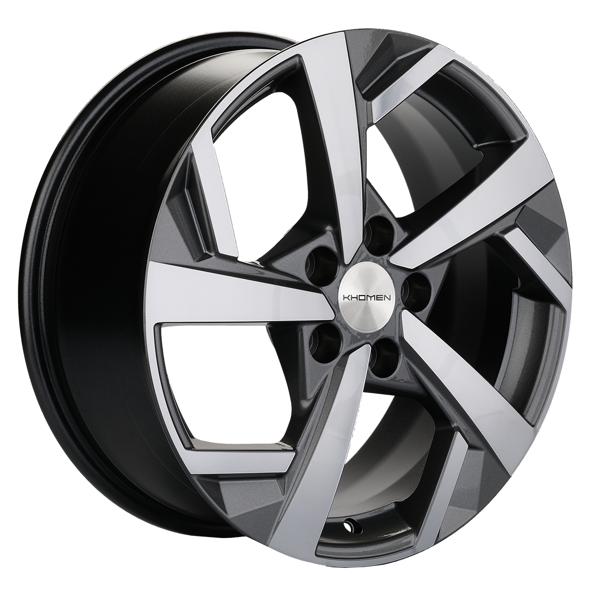 Khomen Wheels KHW1712 (A4) 7xR17/5x112 ET 46 Dia 66.6 Gray-FP