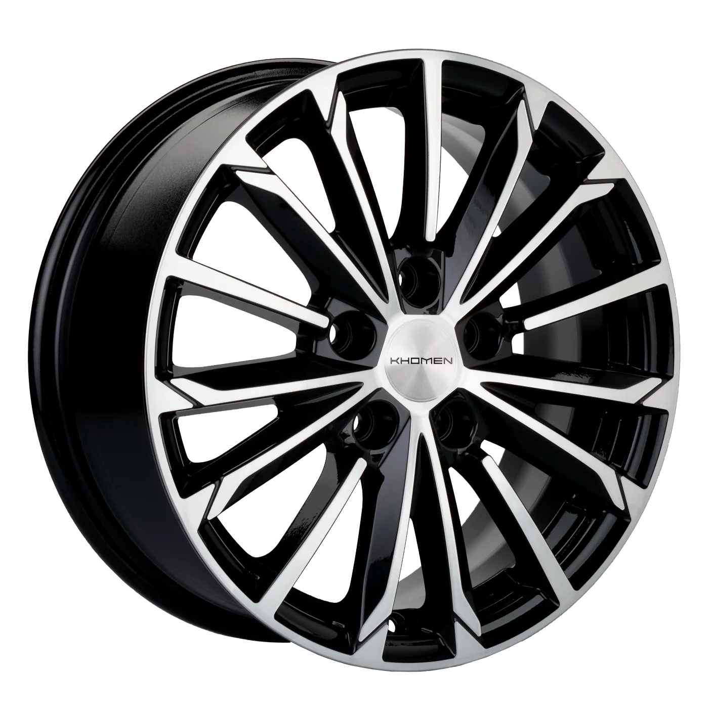 Khomen Wheels KHW1611 (Ceed/Cerato/i30) 6.5xR16/5x114.3 ET 50 Dia 67.1 Black-FP