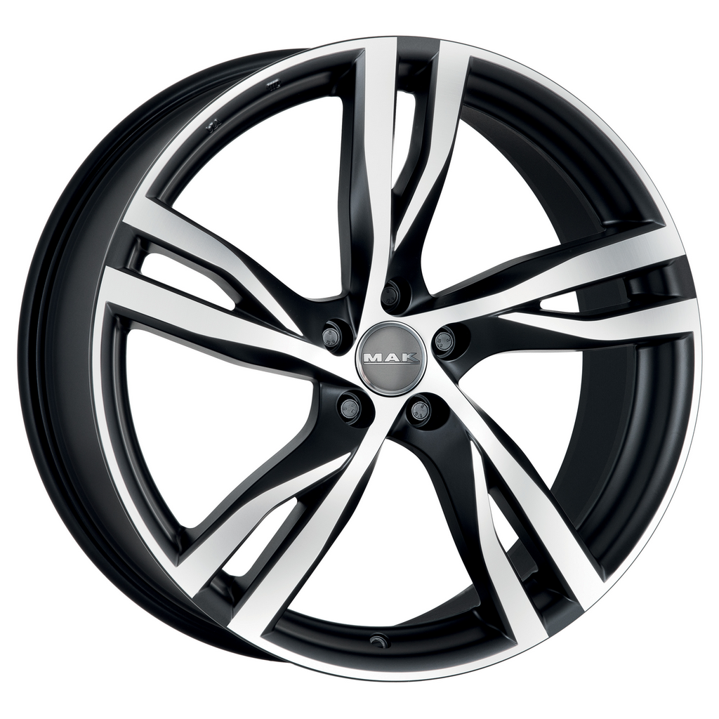 MAK Stockholm 8xR19/5x108 ET 50 Dia 63.4 Ice Black