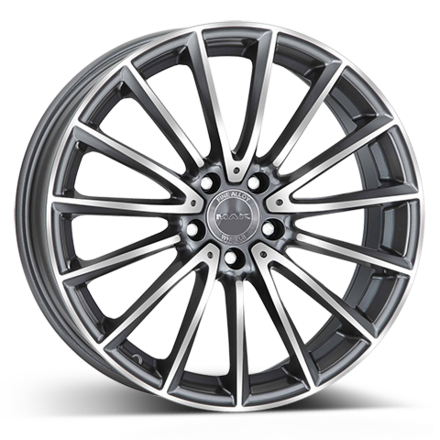 MAK Komet 7.5xR17/5x112 ET 48 Dia 66.6 Gunmetal Mirror Face