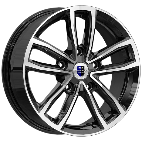 K&K Каланг (КС1086) 6.5xR17/5x114.3 ET 37 Dia 66.6 Алмаз черный