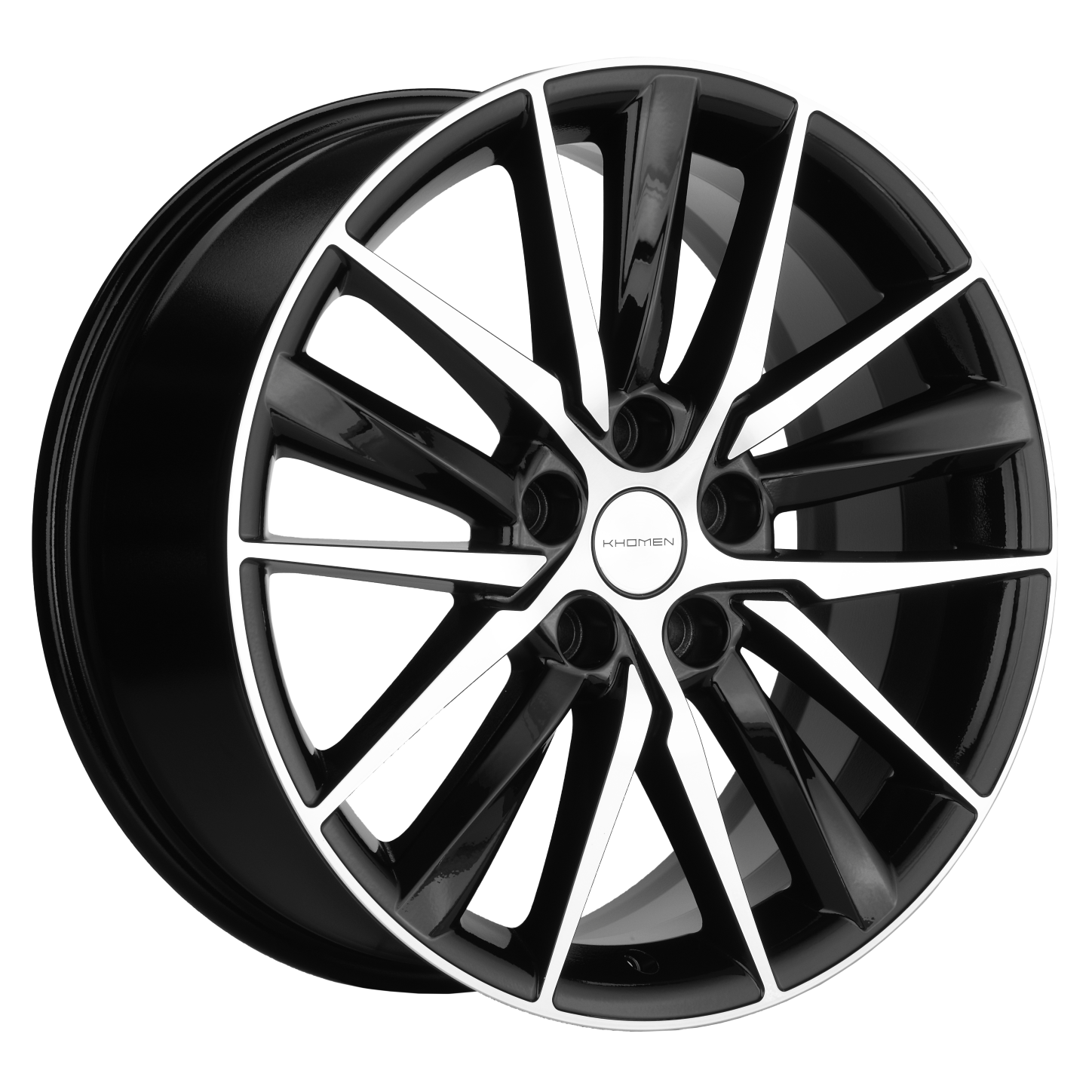 Khomen Wheels KHW1807 (A6/Q5) 8xR18/5x112 ET 39 Dia 66.6 Black-FP