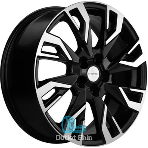 Khomen Wheels KHW1809 (Geely Coolray) 7xR18/5x114.3 ET 53 Dia 54.1 Black-FP