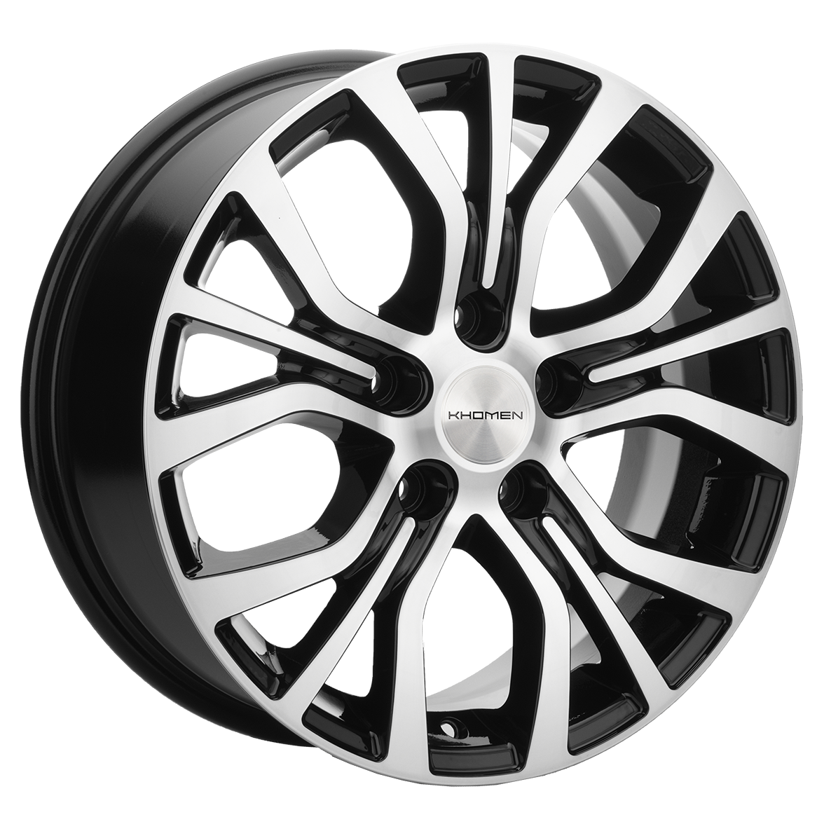 Khomen Wheels KHW1608 (Actyon) 6.5xR16/5x112 ET 40 Dia 66.6 Black-FP