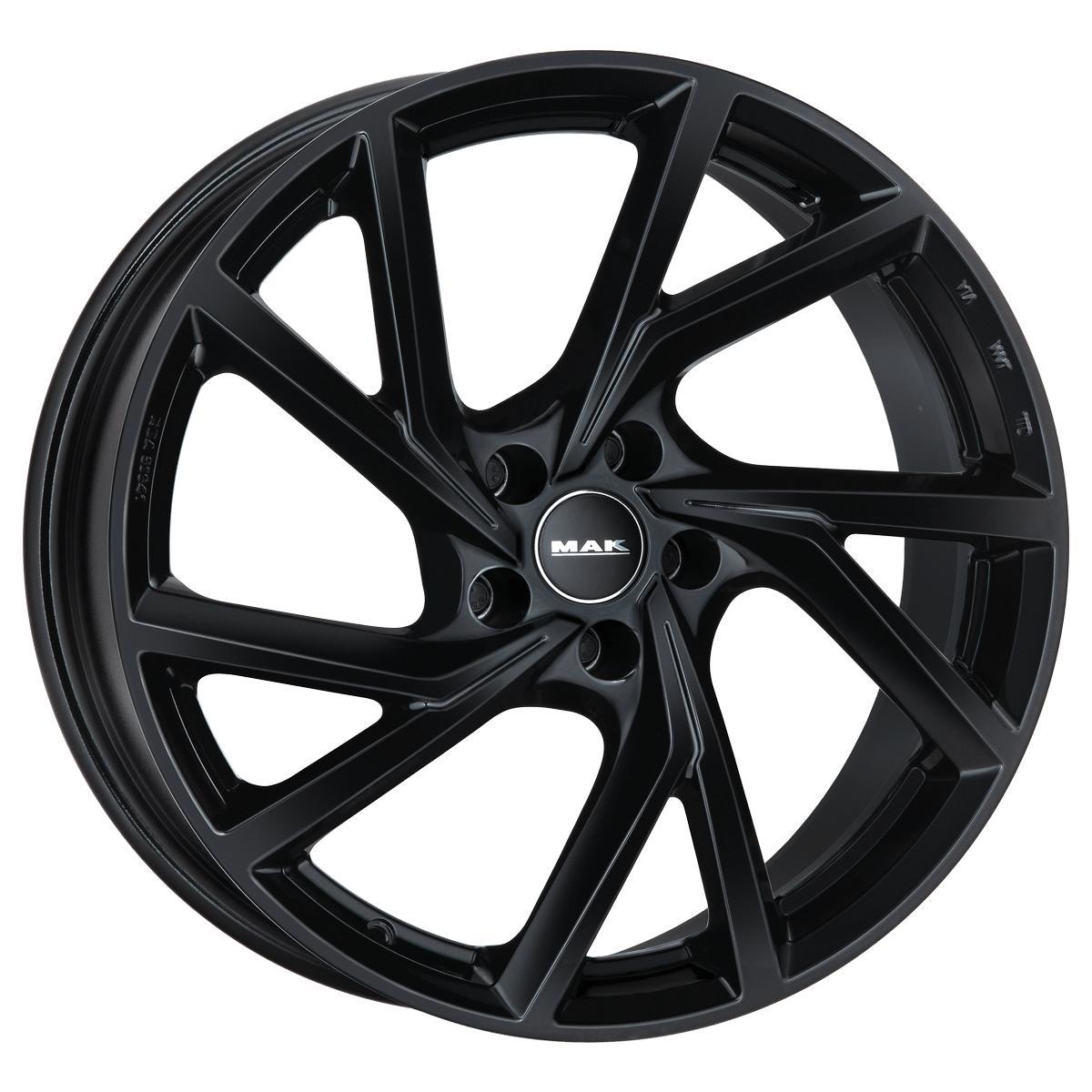 MAK Kassel 8xR19/5x114.3 ET 50 Dia 76 Gloss Black