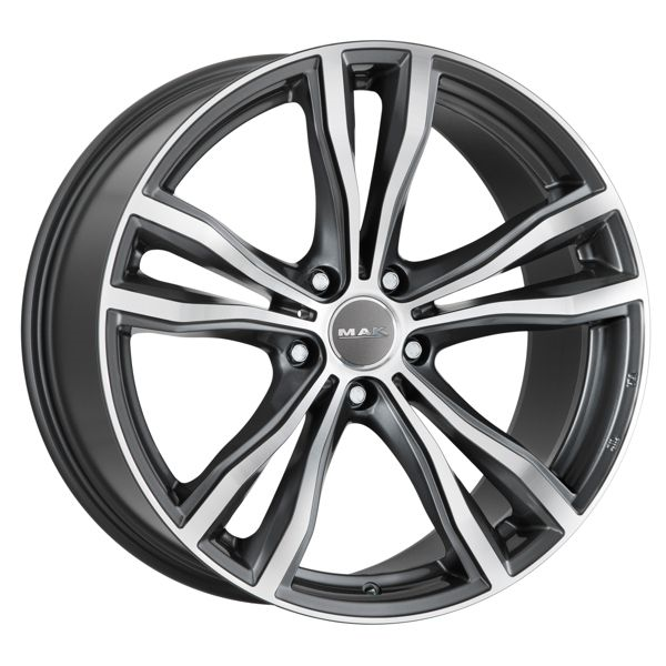 MAK X-Mode 10xR21/5x120 ET 40 Dia 74.1 Gunmetal Mirror Face