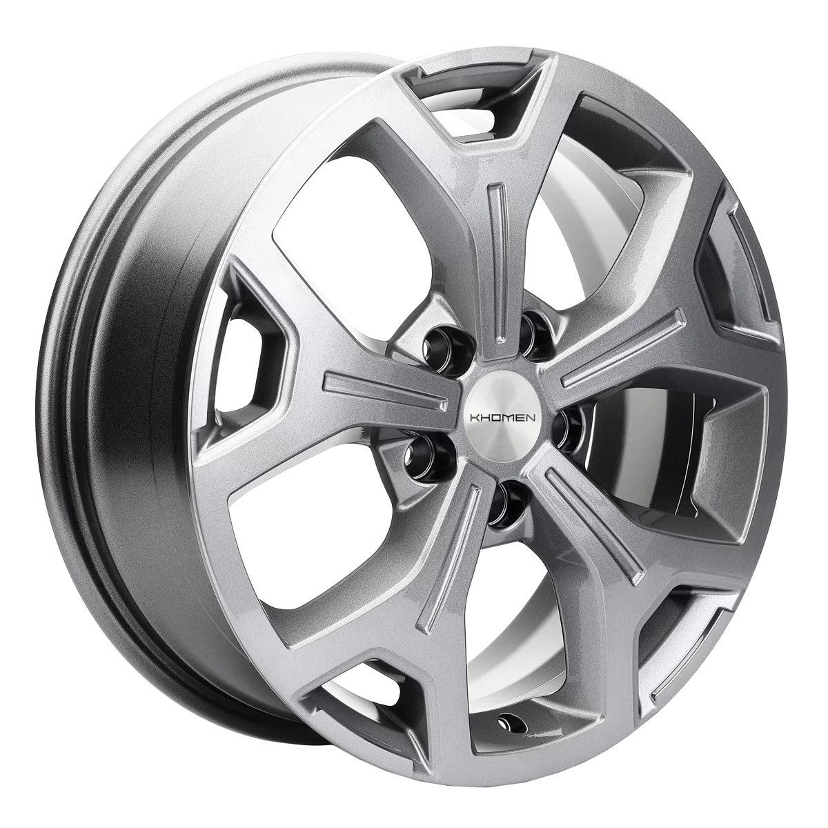 Khomen Wheels KHW1710 (Chery Tiggo 7pro) 6.5xR17/5x108 ET 33 Dia 60.1 Gray