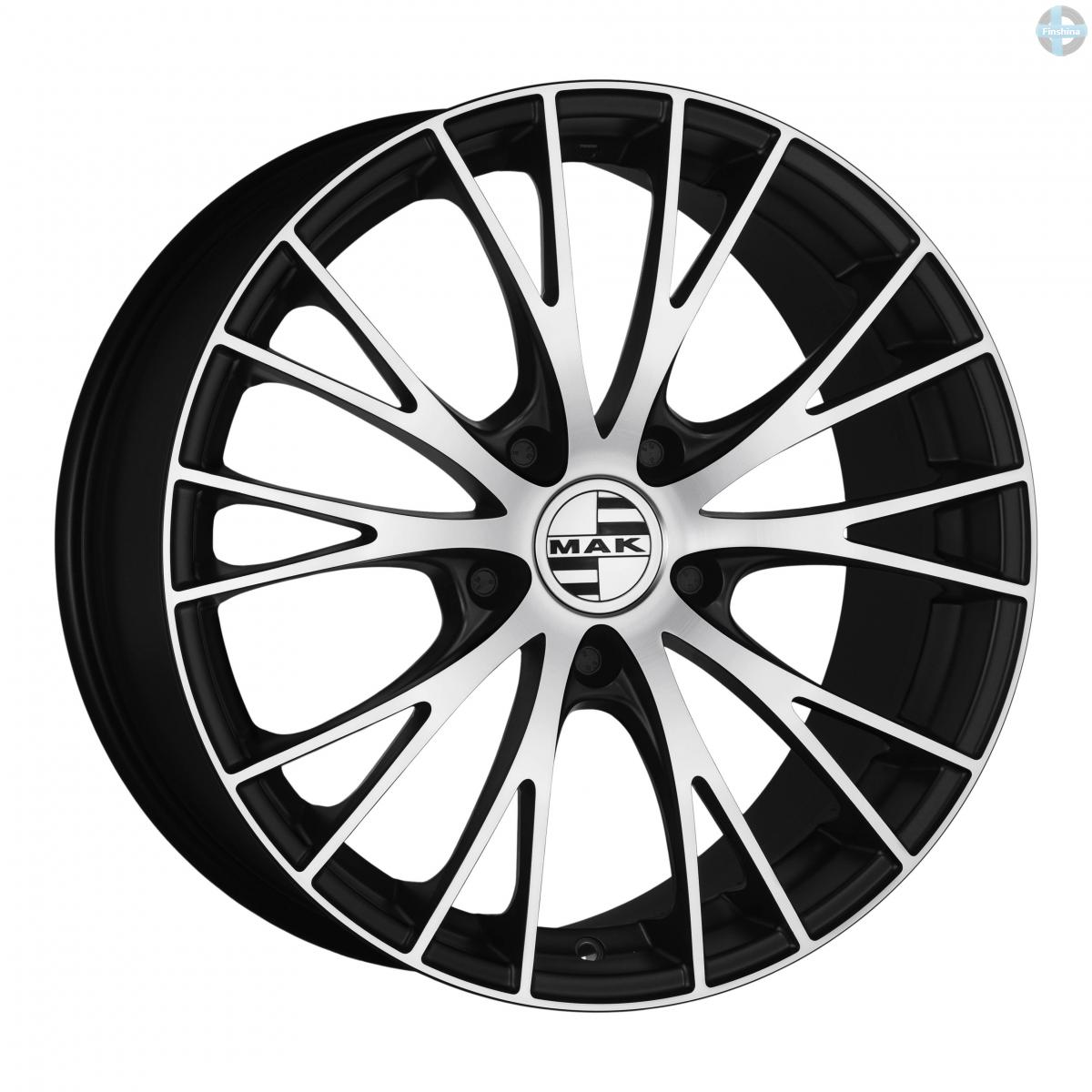 MAK Rennen 10xR21/5x112 ET 19 Dia 66.45 Ice Black