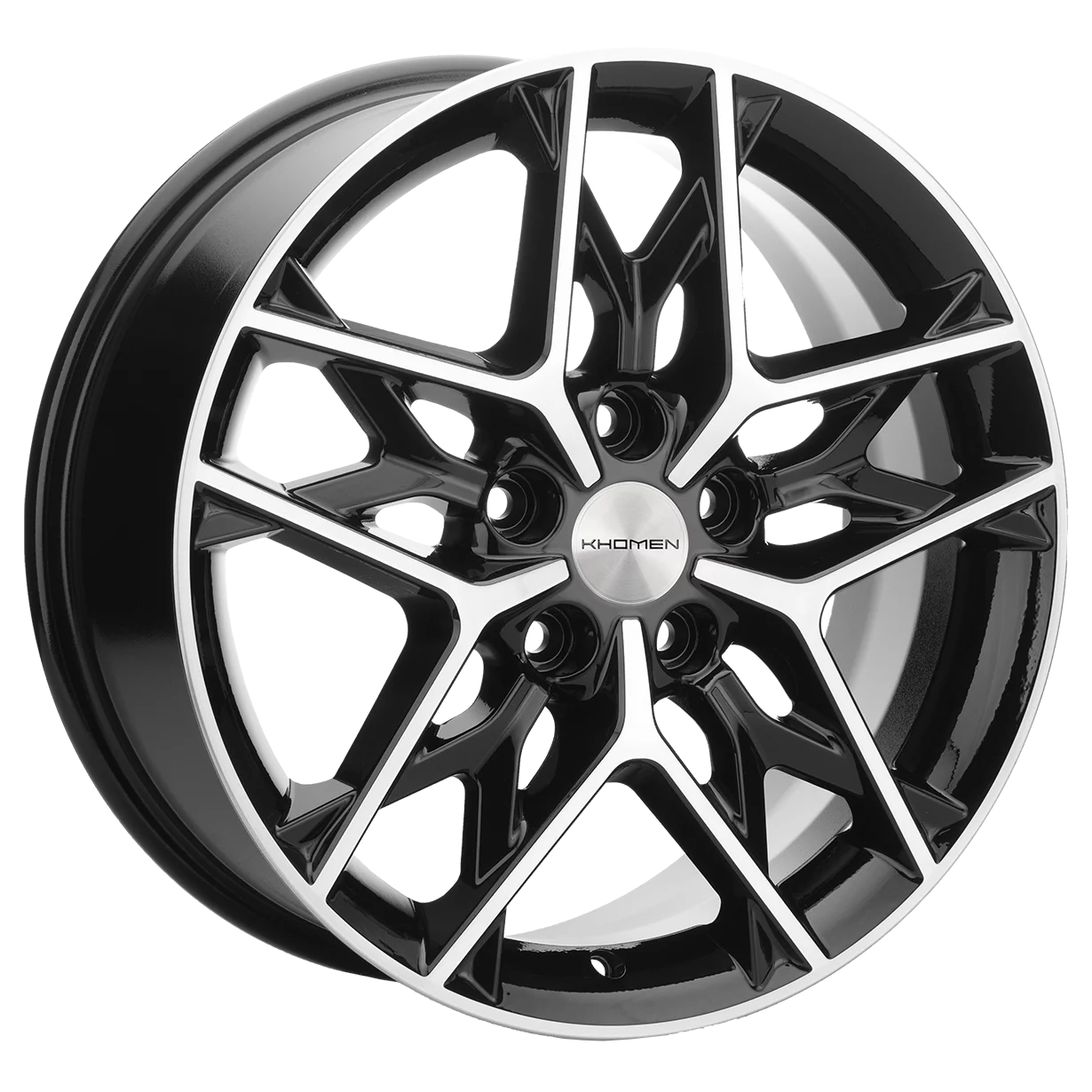 Khomen Wheels KHW1709 (Chery Tiggo 3/Tiggo 3 Pro) 7xR17/5x108 ET 45 Dia 60.1 Black-FP