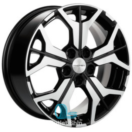 Khomen Wheels KHW1715 (CX-5/i40/X-Trail) 7xR17/5x114.3 ET 45 Dia 67.1 Black-FP