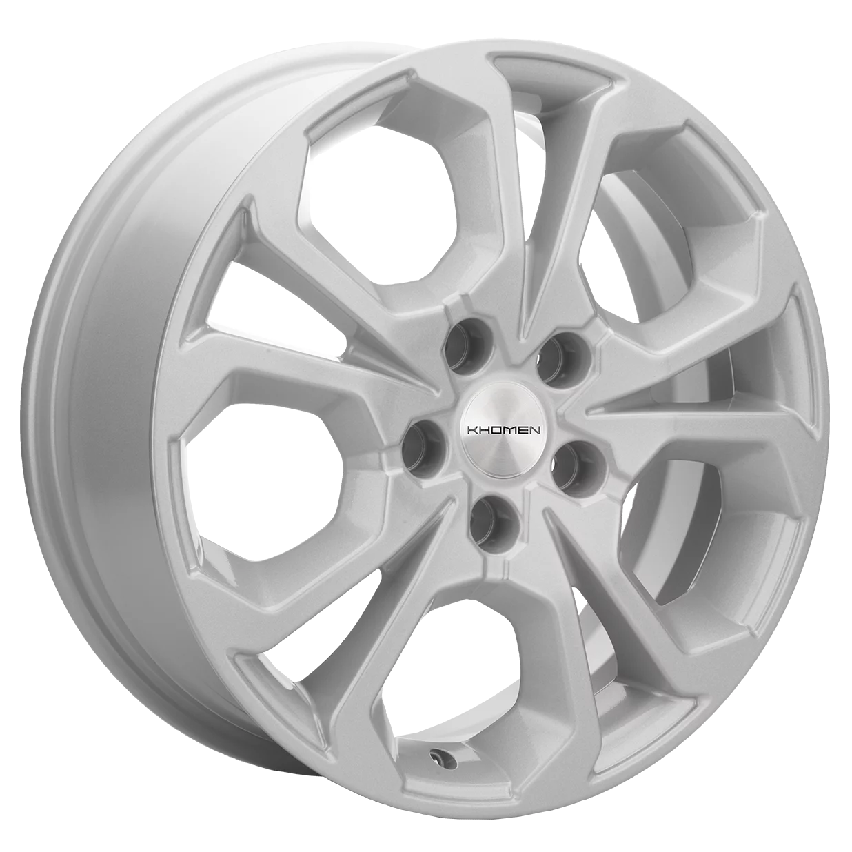 Khomen Wheels KHW1711 (Arkana/Kaptur) 6.5xR17/5x114.3 ET 50 Dia 66.1 F-Silver