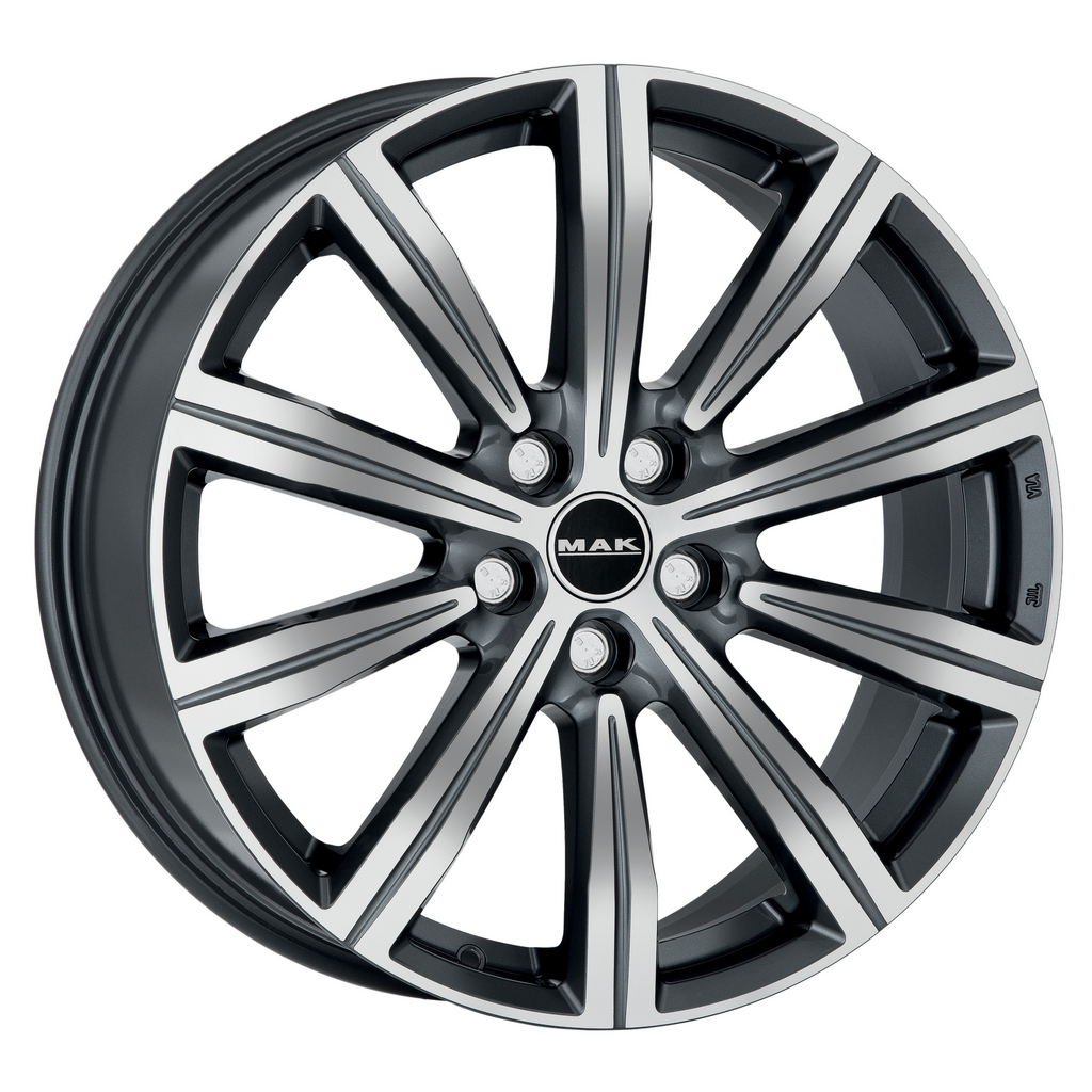 MAK Birmingham 8xR19/5x120 ET 38 Dia 72.6 Gunmetal Mirror Face