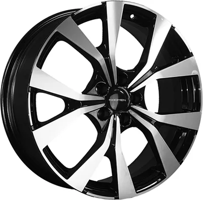 Khomen Wheels KHW1906 (Dongfeng AX7) 7xR19/5x108 ET 45 Dia 65.1 Black-FP