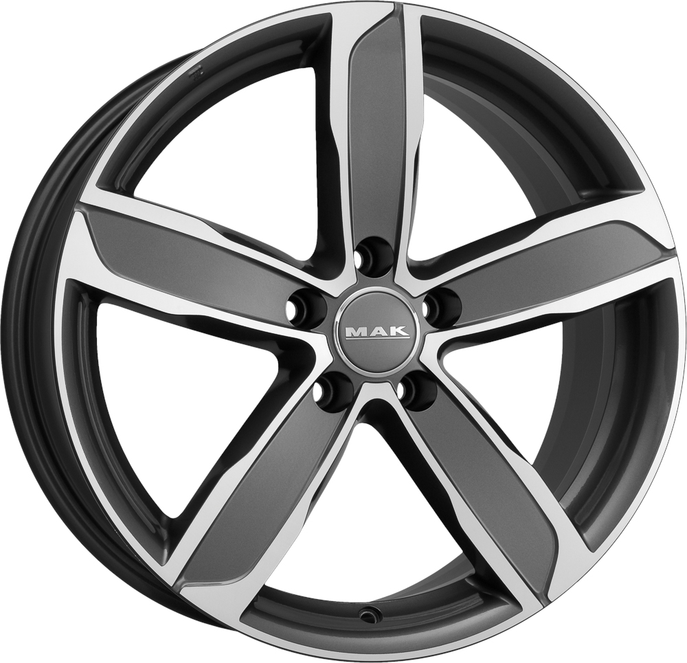 MAK Stadt 8xR18/5x112 ET 50 Dia 57.1 Gunmetal Mirror Face