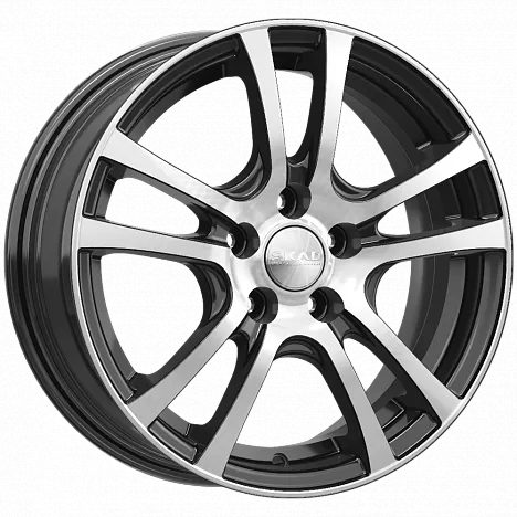 Скад Дели (КЛ300) 6xR15/4x100 ET 48 Dia 54.1 Алмаз