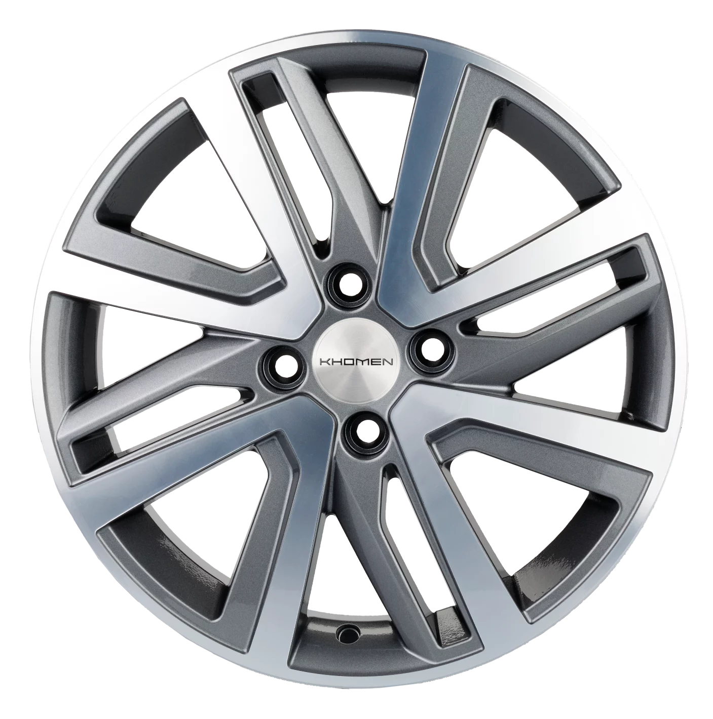 Khomen Wheels KHW1609 (Rio II/Solaris II) 6xR16/4x100 ET 46 Dia 54.1 Gray-FP